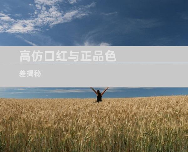 高仿口红与正品色差揭秘